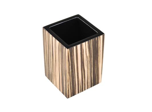 Zebra Wood - L-29ZEW - Pencil Cup