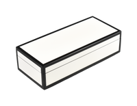 White with Black - Pencil Box - L-30FSWB