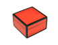 Red Tulipwood with Black - Square Box
