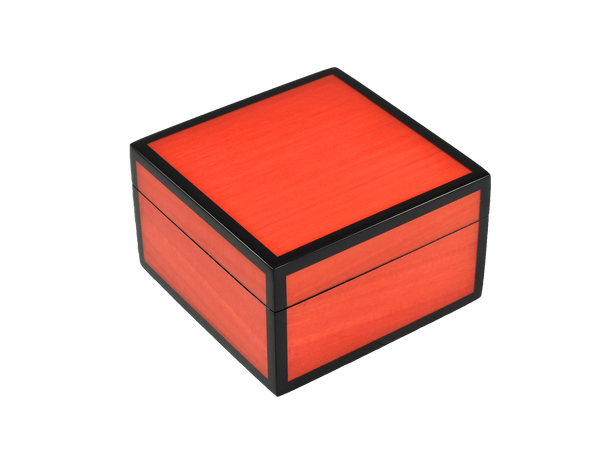 Red Tulipwood - Square Box - L-31FSRT
