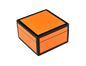 Orange with Black Trim - Square Box