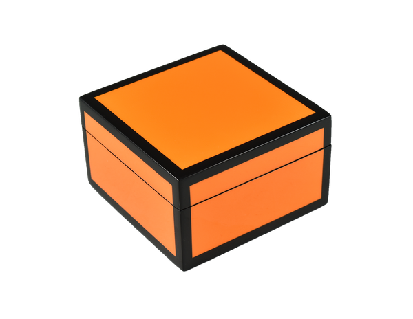 Orange with Black - Square Box - L-31FSOBT