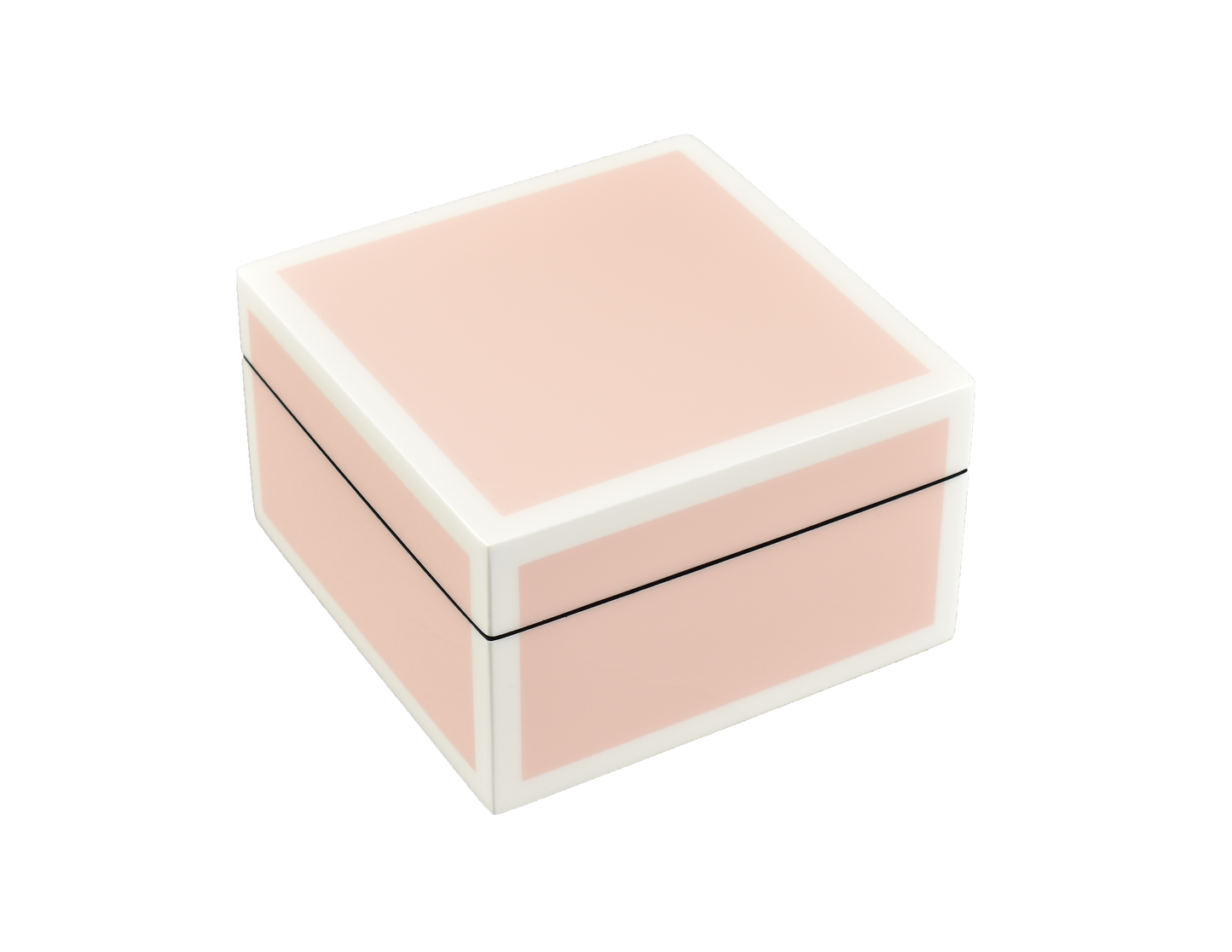 Paris Pink with White - Square Box