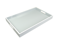 Cool Gray and White - Breakfast Tray - L-34CGW