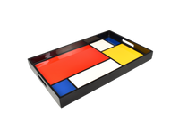 Mondrian Inspired  - Breakfast Tray - L-34MC