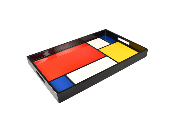 Mondrian Inspired  - Breakfast Tray - L-34MC