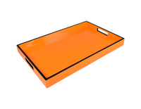 Orange with Black - Breakfast Tray - L-34OBT