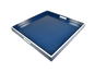 Navy Blue with White - Large Serving Tray