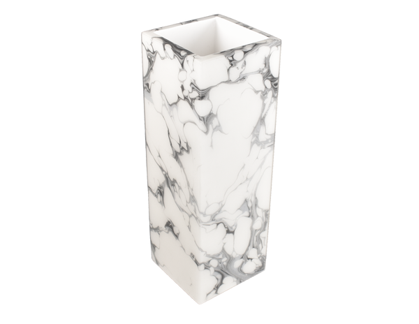 Cream Carrara - 12" Tall Flower Vase - L-40CC