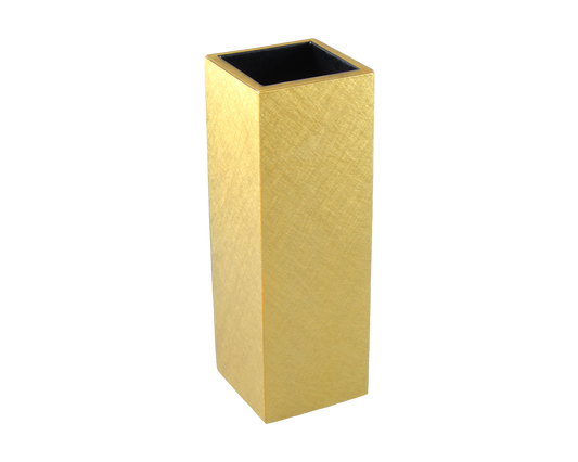 Shine Gold Leaf - 12" Tall Flower Vase - L-40SGL