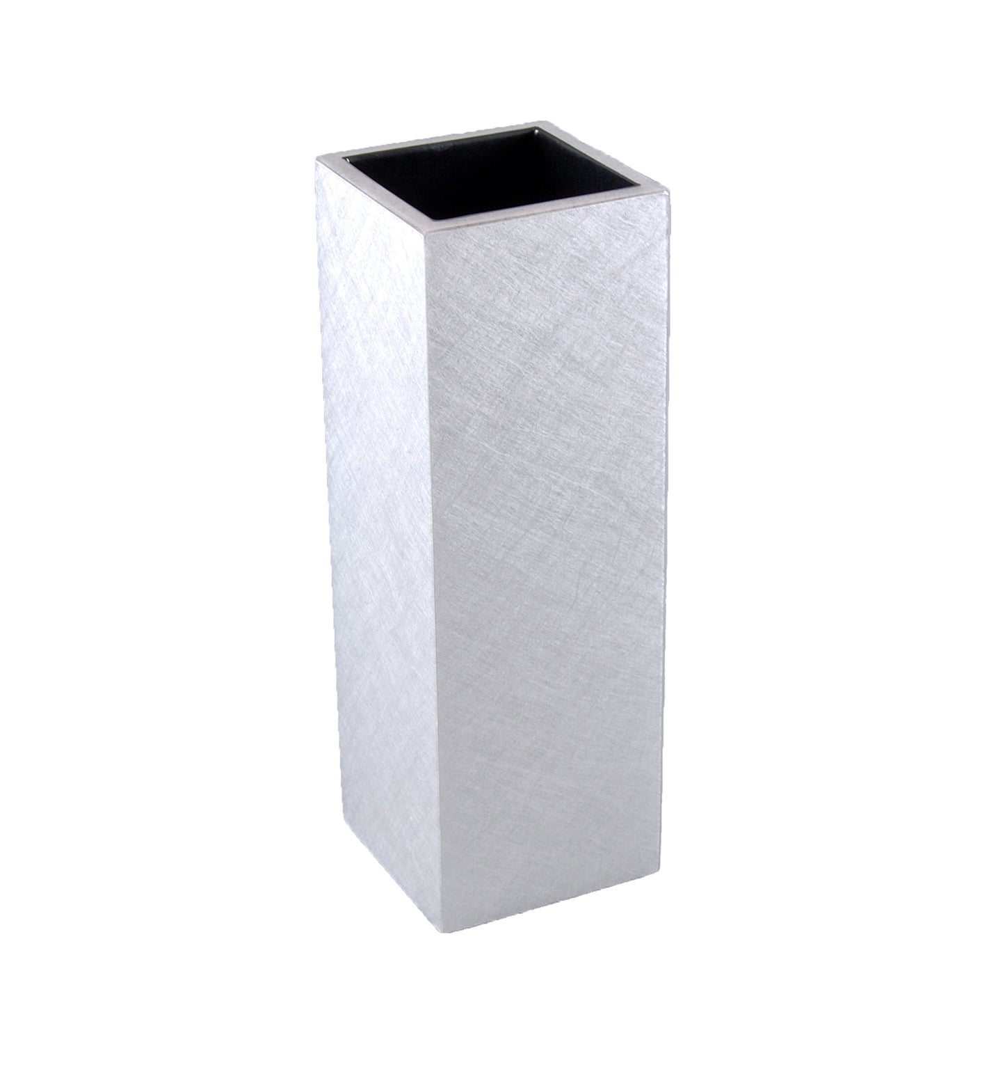 Shine Silver Leaf - 12" Tall Flower Vase - L-40SSL