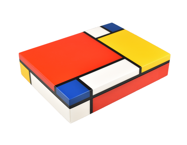 Mondrian Inspired - Stationery Box - L-45MC