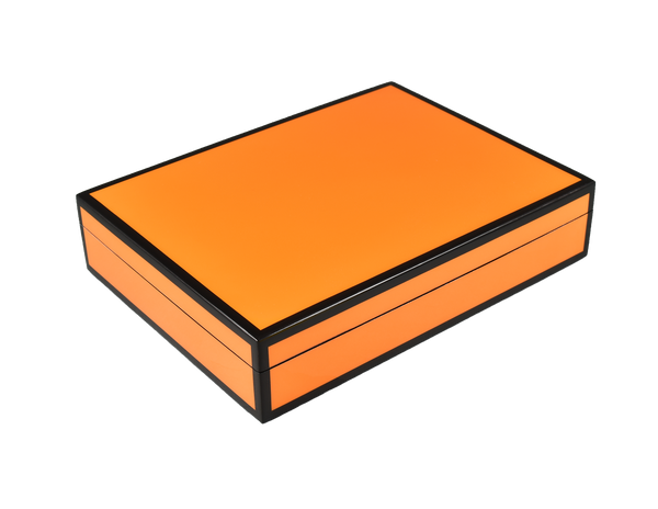 Orange with Black - Stationery Box - L-45FSOBT