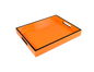 Orange with Black Trim - Reiko Tray