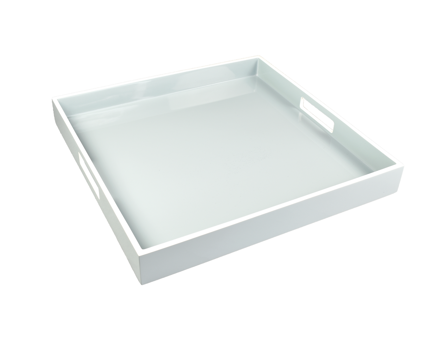 Cool Gray with White - 16" Square Tray
