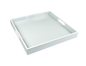 Cool Gray with White - 16" Square Tray