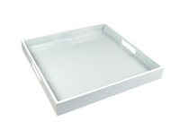 Cool Gray with White - 16" Square Tray - L-48CGW