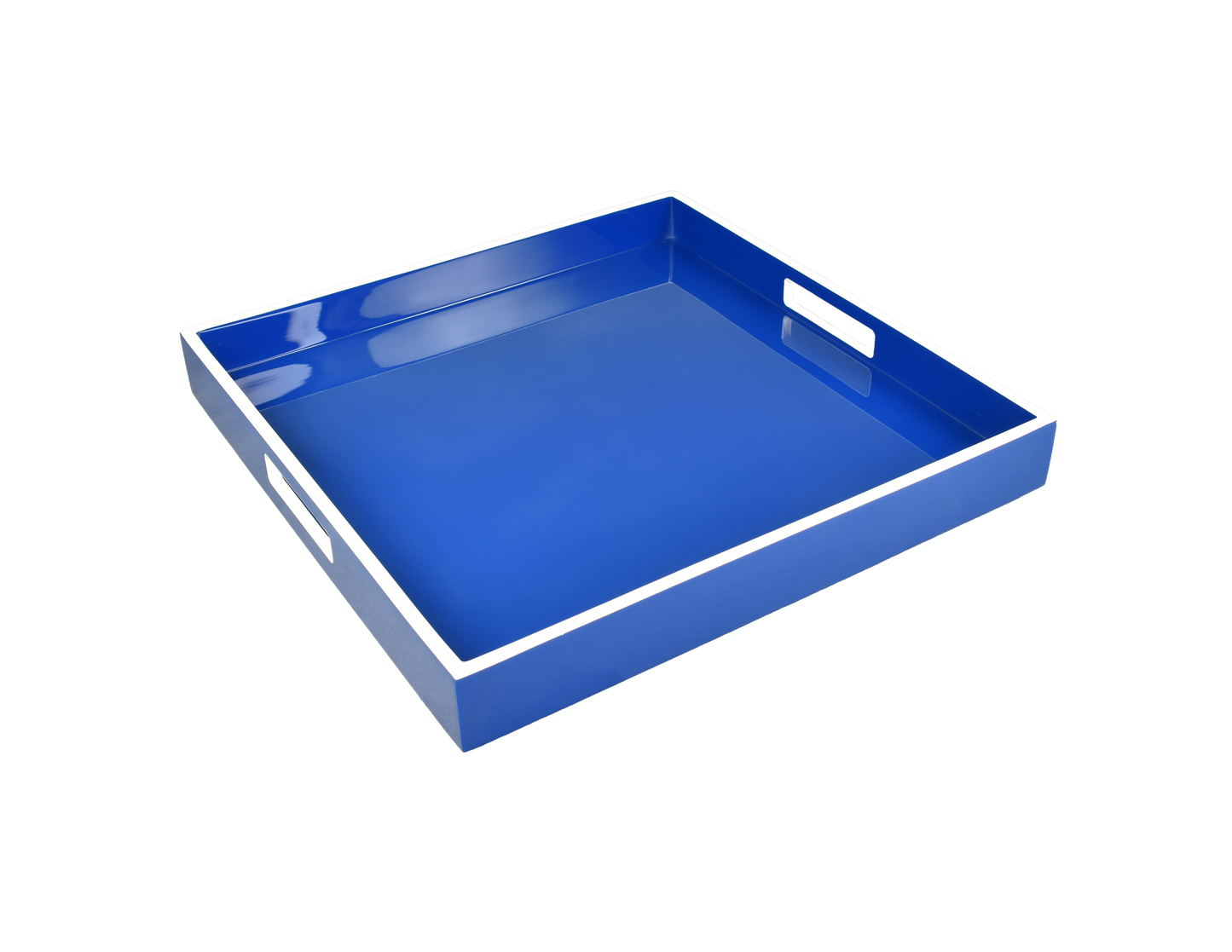 True Blue with White - Square Serving Tray