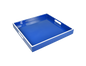 True Blue with White - Square Serving Tray