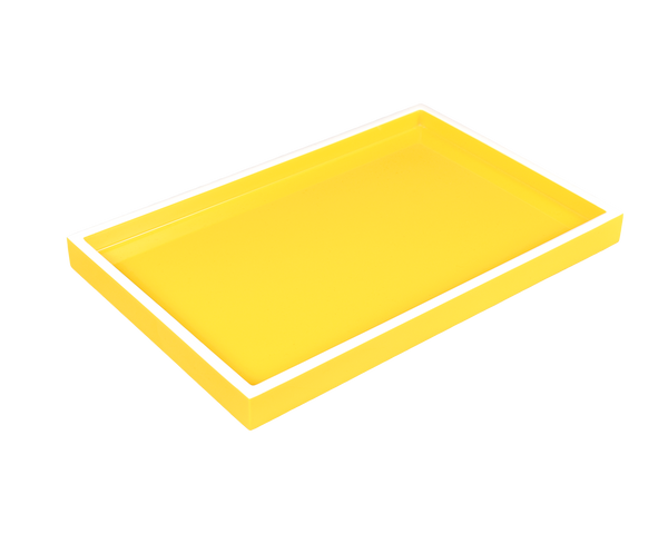 Sunshine Yellow with White - Vanity Tray - L-64SYWT