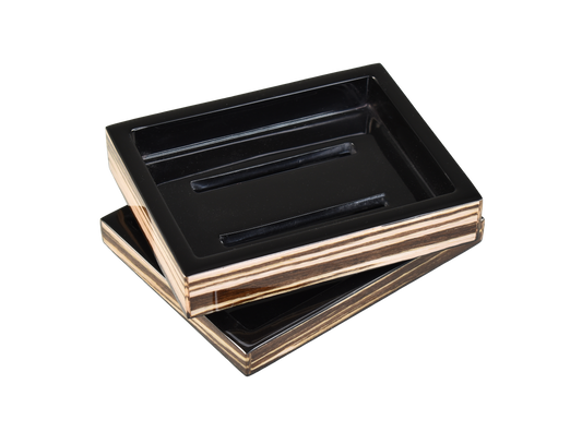 Zebra Wood - L-66ZEW - Soap Dish