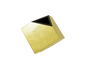 Shine Gold Leaf - 5" Cube Flower Vase - L-76SGL