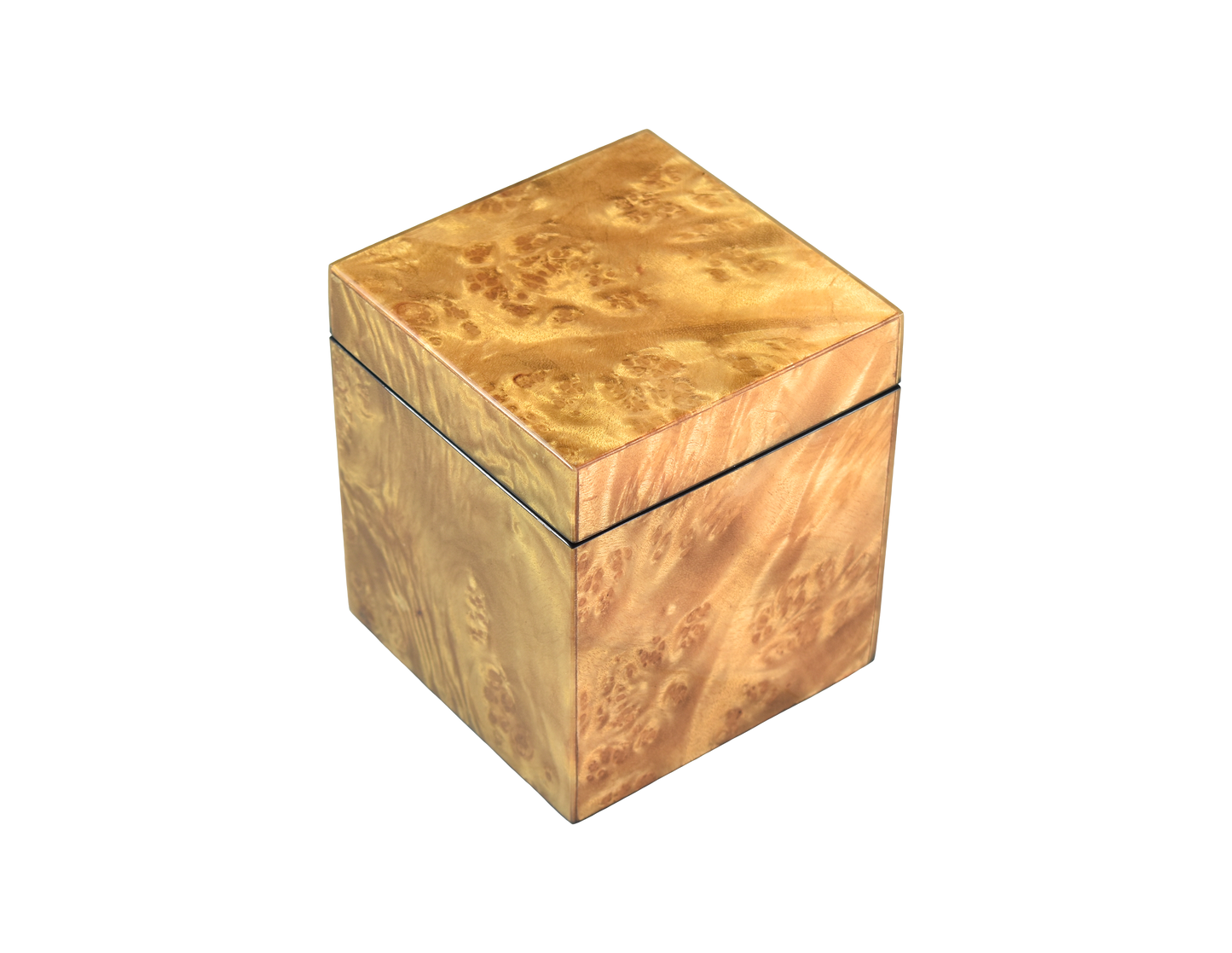 Walnut Burl - Q Tip Box