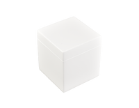 All White - Q Tip Box - L-86W