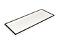 White with Black Trim - Long Vanity Tray
