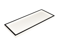 White with Black - Long Vanity Tray - L-87WBT