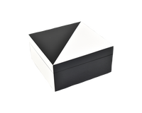 White "N" Black - PL-101WNB - Hinged Box