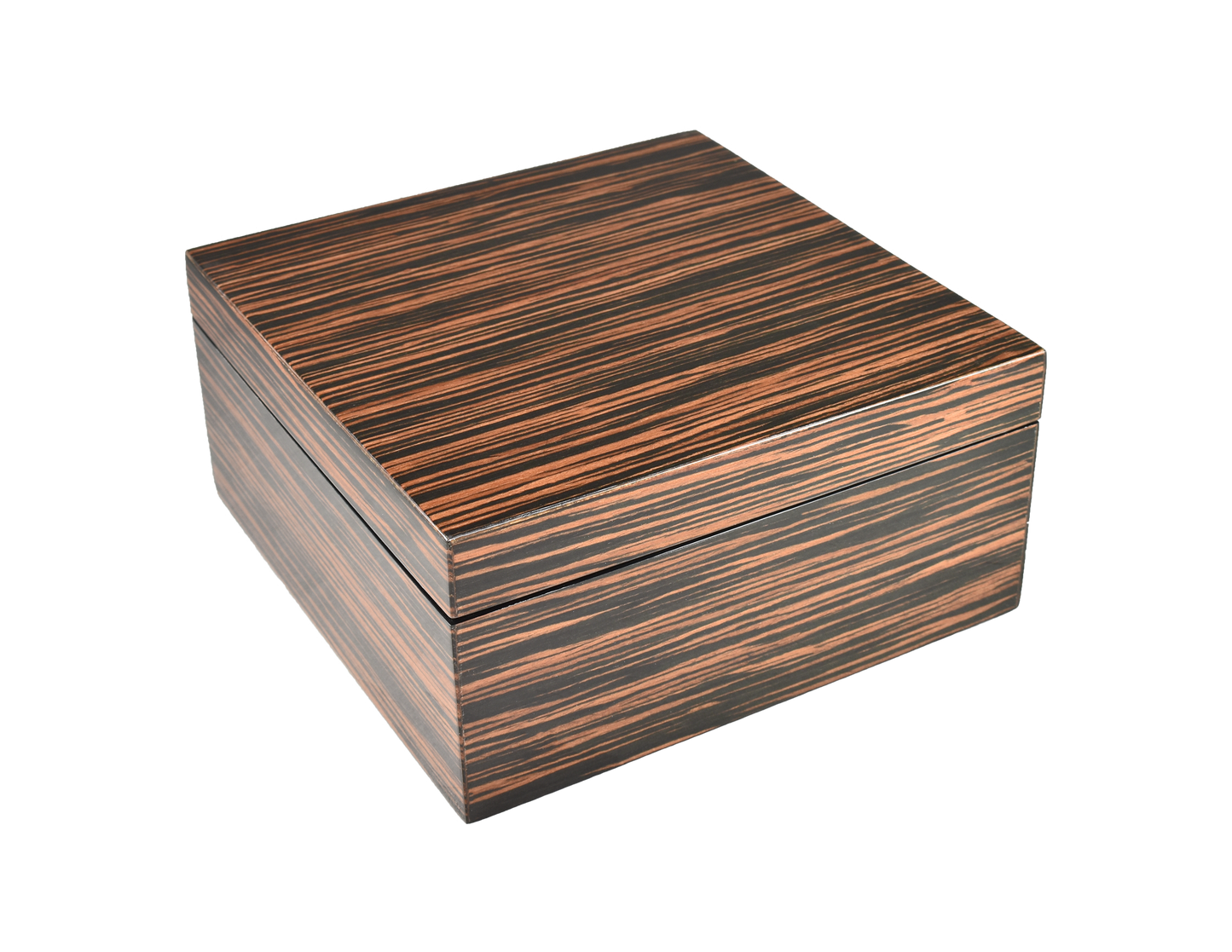 Macassar Ebony - Large Hinged Box - PL-102ME