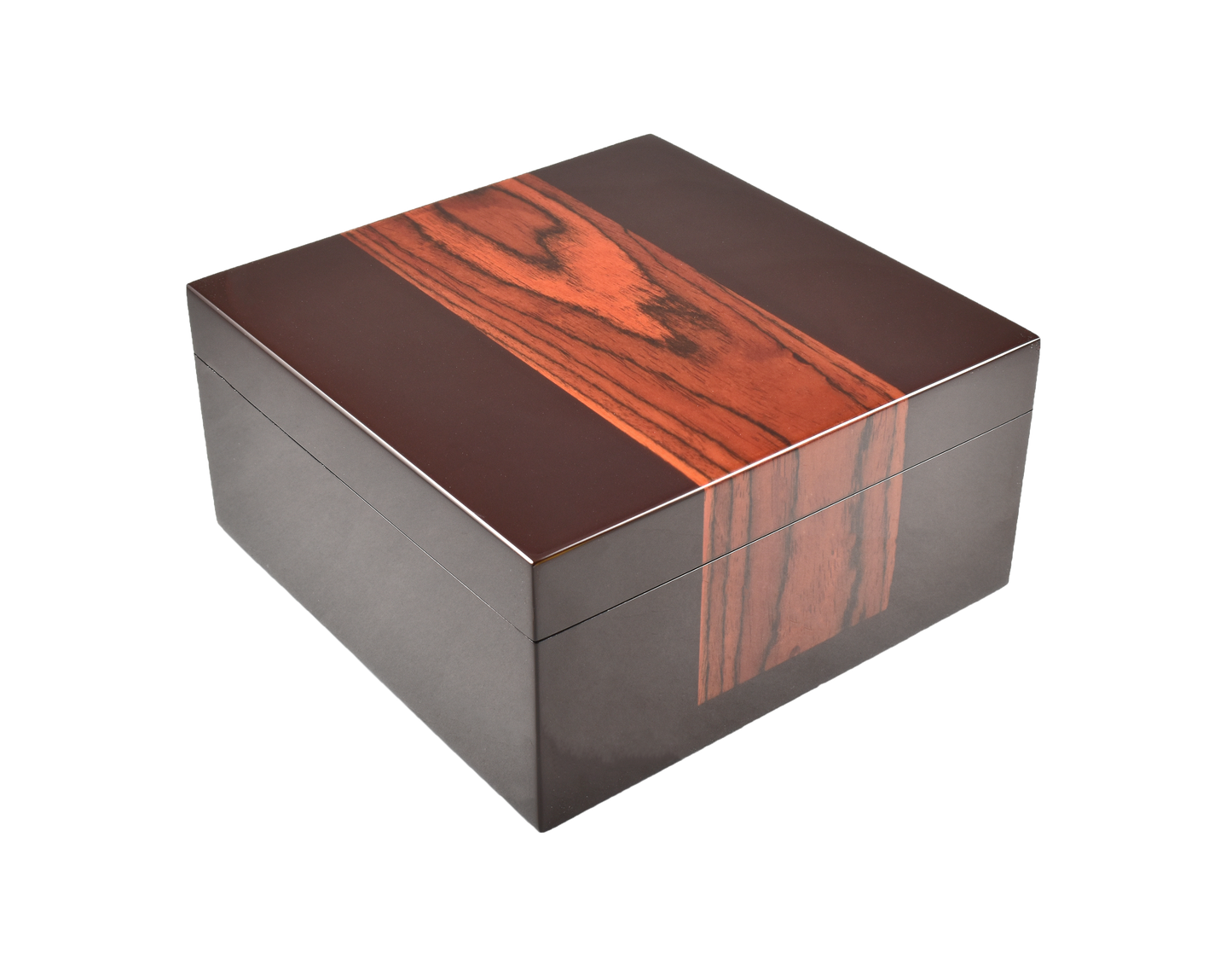 Rosewood And Brown -  Hinged Box - PL-102RWBR