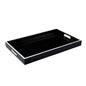 Black with White Trim - Breakfast Tray