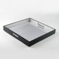 Shine Silver Leaf - Square Serving Tray