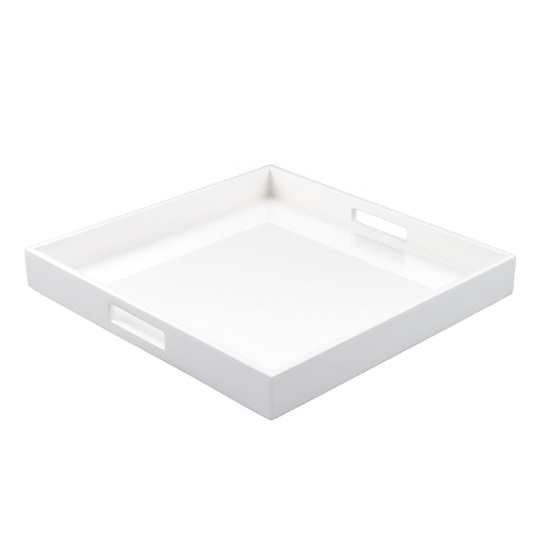 All White - Square Serving Tray - L-48W