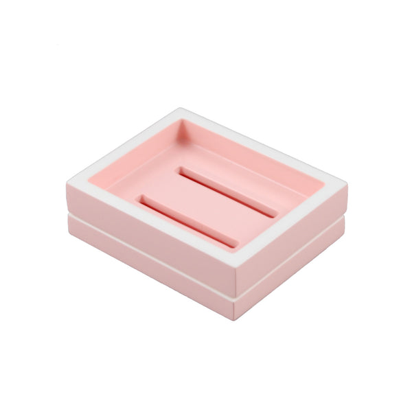 Paris Pink And White - Soap Dish - L-66PPW