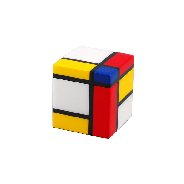 Mondrian Inspired Q Tip Box