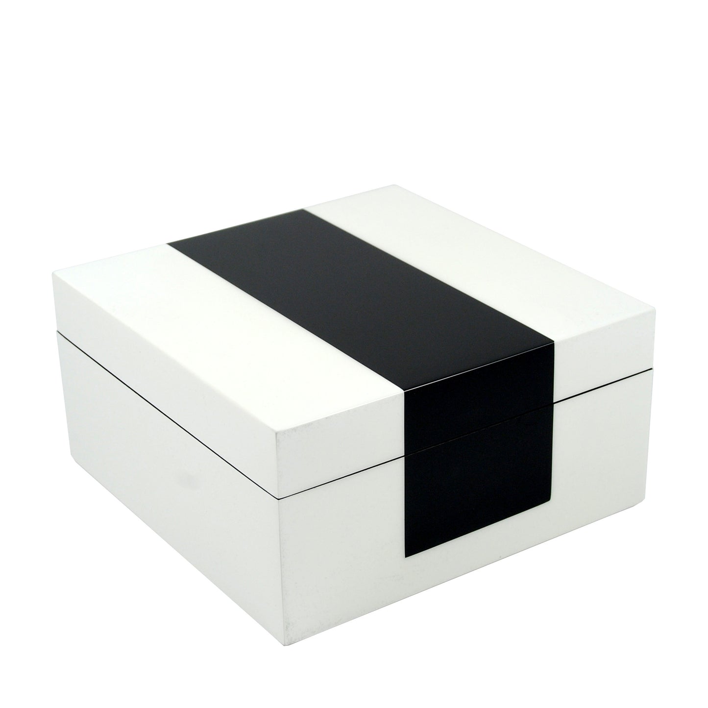 White and Black - Hinged Box - PL-102WB
