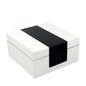 White and Black - Hinged Box - PL-102WB