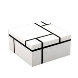 White Grid - Hinged Box - PL-101WGrid
