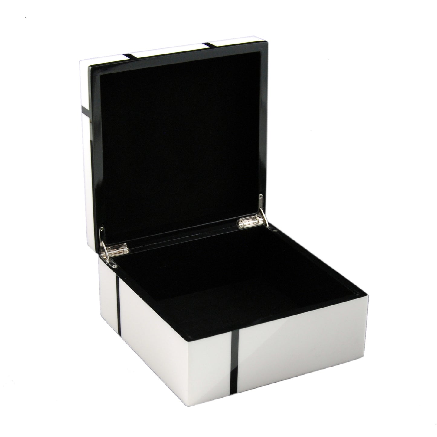 White Grid - Hinged Box - PL-101WGrid