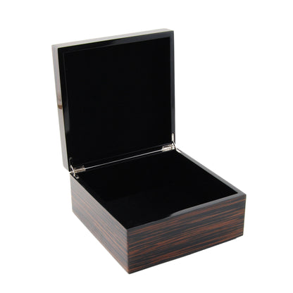 Macassar Ebony - Large Hinged Box - PL-102ME